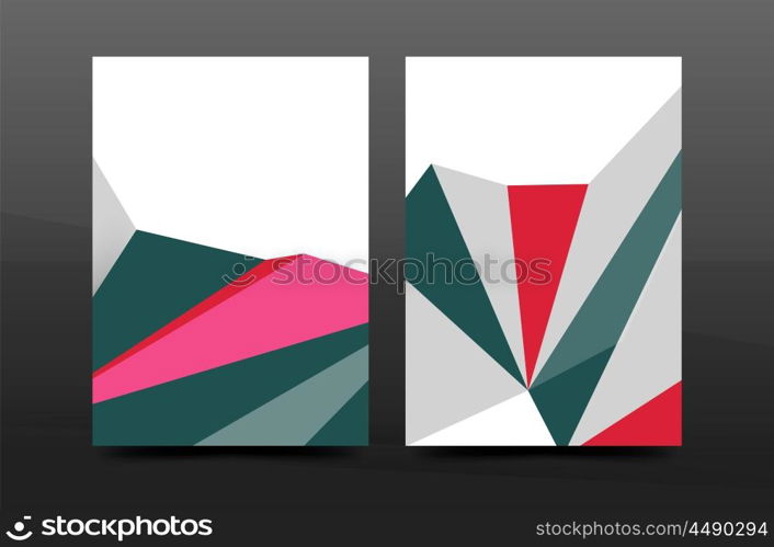 3d abstract geometric shapes. Modern minimal composition. Business annual report cover design.. 3d abstract geometric shapes. Modern minimal composition. Business annual report cover design. Vector abstract background