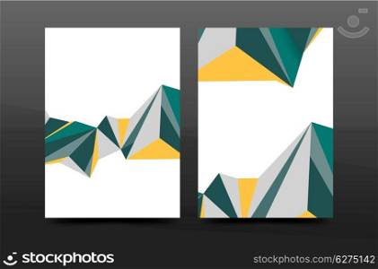 3d abstract geometric shapes. Modern minimal composition. Business annual report cover design.. 3d abstract geometric shapes. Modern minimal composition. Business annual report cover design. Vector abstract background