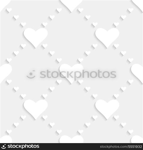 3d Abstract Vector Heart Background