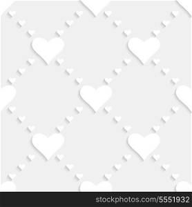 3d Abstract Vector Heart Background