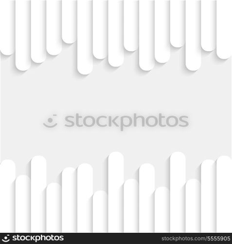 3d Abstract Vector White Background