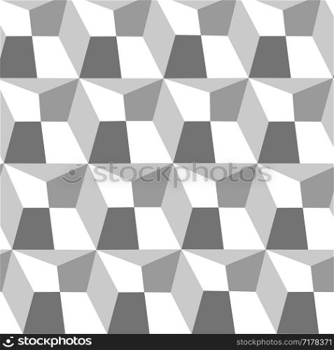 3D abstraction. Vector White Background. Abstract background in trendy flat design. Eps10. 3D abstraction. Vector White Background. Abstract background in trendy flat design
