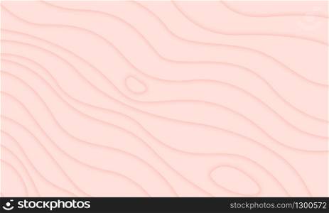 3D cartoon abstract waves. Paper carve background. Modern origami design template. Vector illustration.. 3D cartoon abstract waves. Paper carve background