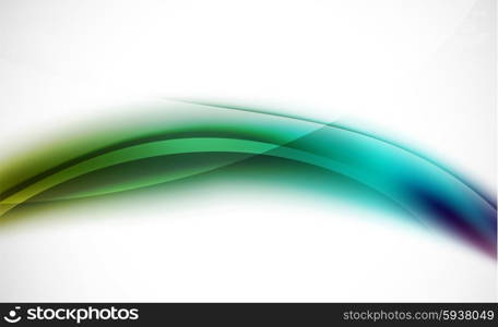 3d colorful wave line, abstract background with light and shadow effects. Wavy pattern, layout