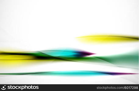 3d colorful wave line, abstract background with light and shadow effects. Wavy pattern, layout