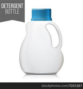 3d Detergent Bottle Mock Up Vector. Blank Plastic Container Bottle For Laundry Detergent. Isolated Illustration. 3d Detergent Bottle Mock Up Vector. Blank Plastic Container Bottle For Laundry Detergent. Isolated