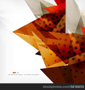 3d futuristic shapes vector abstract background made of glossy pieces with light effects and textured surfaces