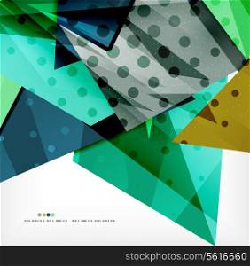 3d futuristic shapes vector abstract background made of glossy pieces with light effects and textured surfaces