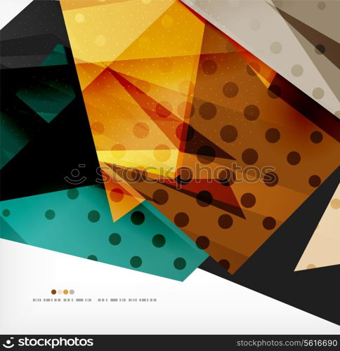 3d futuristic shapes vector abstract background made of glossy pieces with light effects and textured surfaces