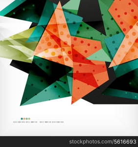 3d futuristic shapes vector abstract background made of glossy pieces with light effects and textured surfaces