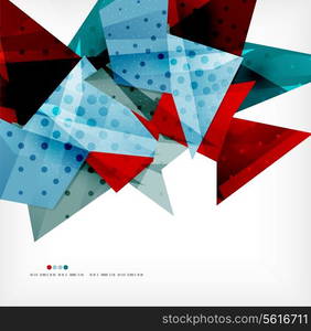 3d futuristic shapes vector abstract background made of glossy pieces with light effects and textured surfaces