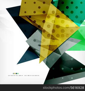 3d futuristic shapes vector abstract background made of glossy pieces with light effects and textured surfaces