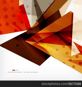 3d futuristic shapes vector abstract background made of glossy pieces with light effects and textured surfaces