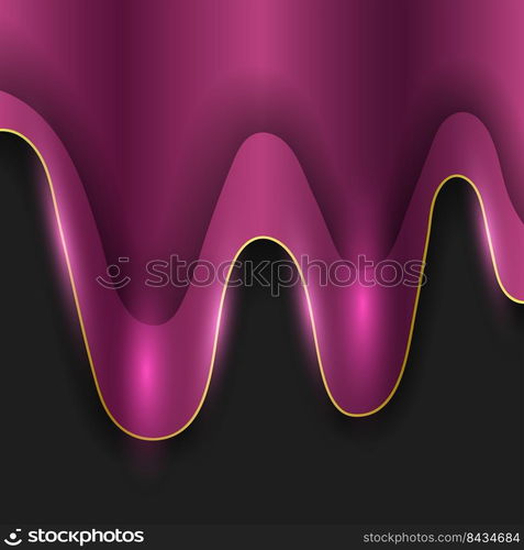 3d metallic surface wave texture elegant background