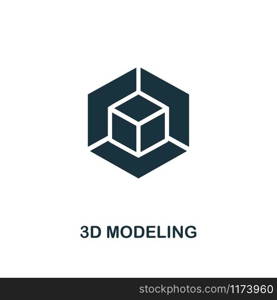 3D Modeling icon. Premium style design from design ui and ux collection. Pixel perfect 3d modeling icon for web design, apps, software, printing usage.. 3D Modeling icon. Premium style design from design ui and ux icon collection. Pixel perfect 3D Modeling icon for web design, apps, software, print usage