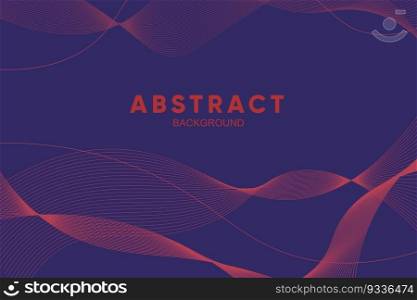 3D modern wave curve abstract presentation background. Luxury paper cut background. Abstract decoration, golden pattern, halftone gradients, 3d Vector illustration. Dark blue background. Abstract wave background