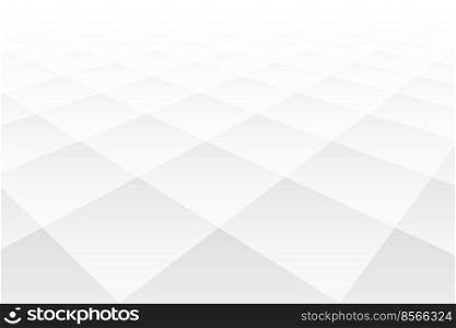 3d perspective style diamond shape white pattern background