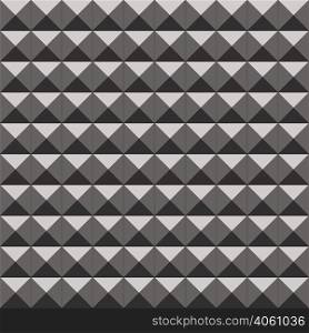 3D pyramid pattern, three-dimensional texture in vector for print or design