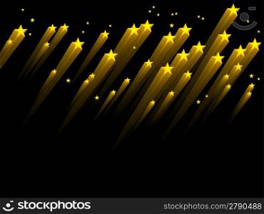 3d stars, vector without gradient, used blends only