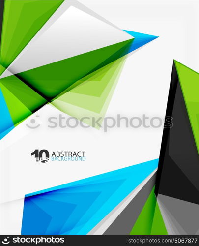 3d triangle polygonal abstract vector. 3d triangle polygonal abstract vector, creative modern abstract background for text, presentation wallpaper