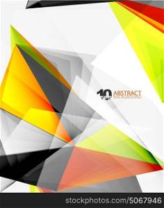 3d triangle polygonal abstract vector. 3d triangle polygonal abstract vector, creative modern abstract background for text, presentation wallpaper