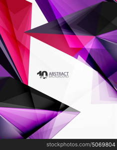 3d triangle polygonal abstract vector. 3d triangle polygonal abstract vector, creative modern abstract background for text, presentation wallpaper