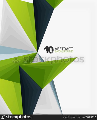 3d triangle polygonal abstract vector. 3d triangle polygonal abstract vector, creative modern abstract background for text, presentation wallpaper