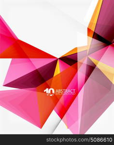 3d triangle polygonal abstract vector. 3d triangle polygonal abstract vector, creative modern abstract background for text, presentation wallpaper