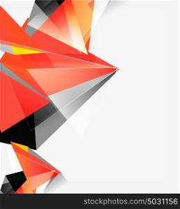 3d triangles and pyramids, abstract geometric vector. 3d triangles and pyramids, abstract geometric vector background