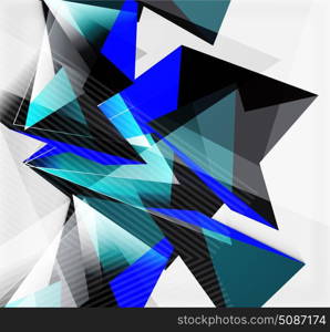 3d triangles and pyramids, abstract geometric vector. 3d triangles and pyramids, abstract geometric vector background