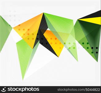 3d triangles geometric vector. 3d triangles geometric vector abstract background. Empty modern illustration for your message, text slogan or presentation wallpaper