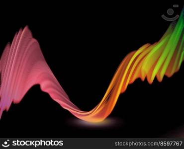 3d twisted energetic flow, vector EPS10 with transparency. 3d abstract background, vector
