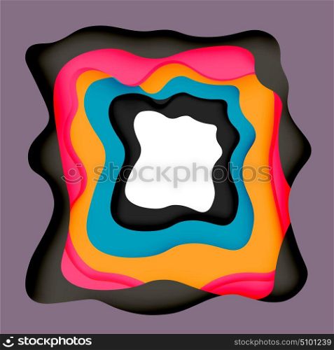 3d vector abstract background with cut shapes. 3d vector abstract background with cut shapes, business presentation, flyer template