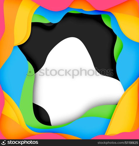 3d vector abstract background with cut shapes. 3d vector abstract background with cut shapes, business presentation, flyer template