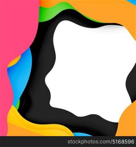 3d vector abstract background with cut shapes. 3d vector abstract background with cut shapes, business presentation, flyer template