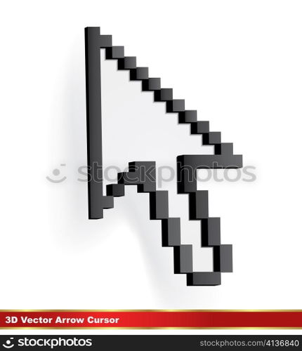 3d vector arrow cursor