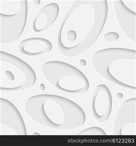 3d Vector White Seamless Background