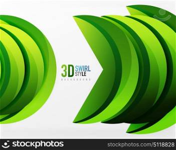 3D wave design. 3D wave lines design. Dynamic effect abstract vector Illustration, modern pattern template