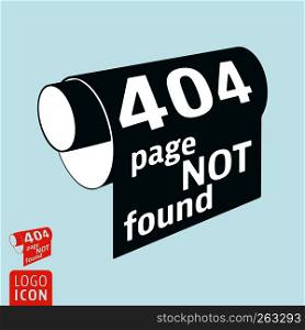 404 page not found - HTTP error message. Vector illustration.. 404 page not found - HTTP error message. Vector illustration