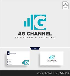 4g network creative logo template vector illustration icon element isolated - vector. 4g network creative logo template vector illustration icon element