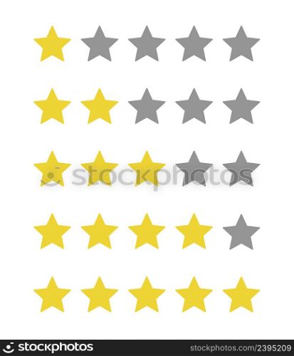5 star rating icon vector illustration eps10. Isolated badge for website or app, stock infographics. 5 star rating icon vector illustration eps10. Isolated badge for website or app, stock