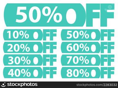 50 discount. Product discount sign for sale, super promotion or discount. Sales design template set. Vector.. 50 discount. Product discount sign for sale, super promotion or discount. Sales design template set. Vector