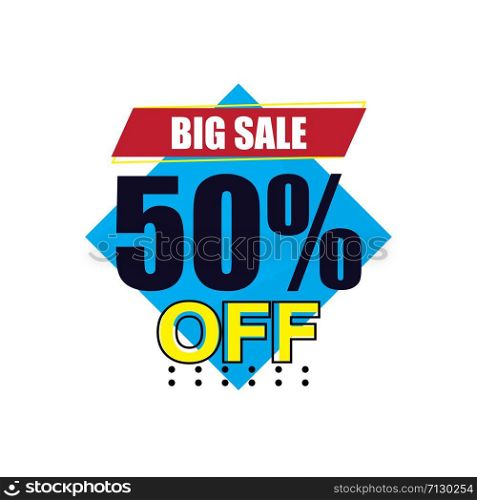 50% Sale Tag Bagde