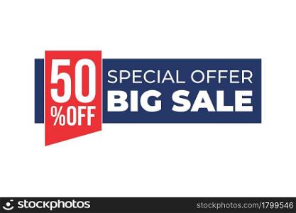 50% Sale Tag Vector Badge Template, 60% Sale Label Collection, Clearance Sale Sticker Emblem, Bargain Sale Sign Isolated On White Background, Sale Text Banner And Label Sticker Sale Offer And Badge Tag Sale Advertising