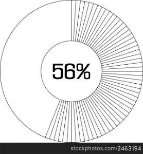 56   pie chart percentage infographic round pie chart percentage