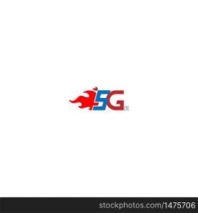 5G LTE logo icon illustration