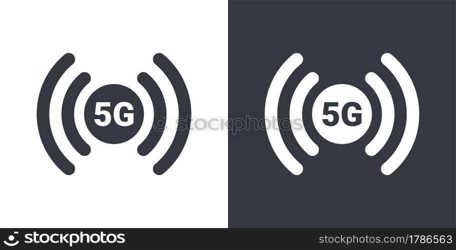 5G symbol. 5g icon. High speed internet. 5G signal icons. Vector illustration
