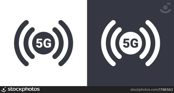 5G symbol. 5g icon. High speed internet. 5G signal icons. Vector illustration