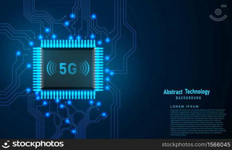 5G technology modern design digital concept. abstract texture background