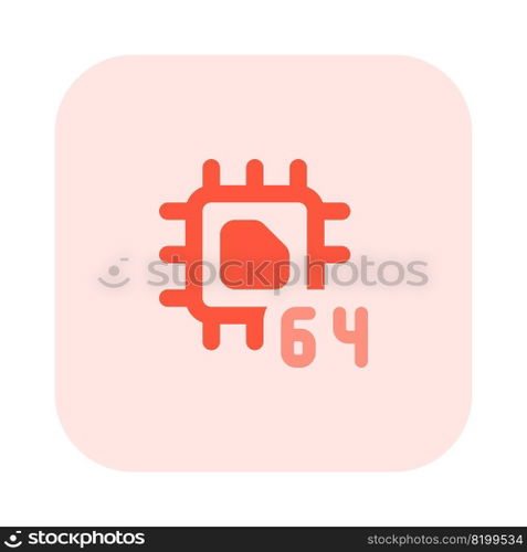 64-bit cpu designed for data processing.